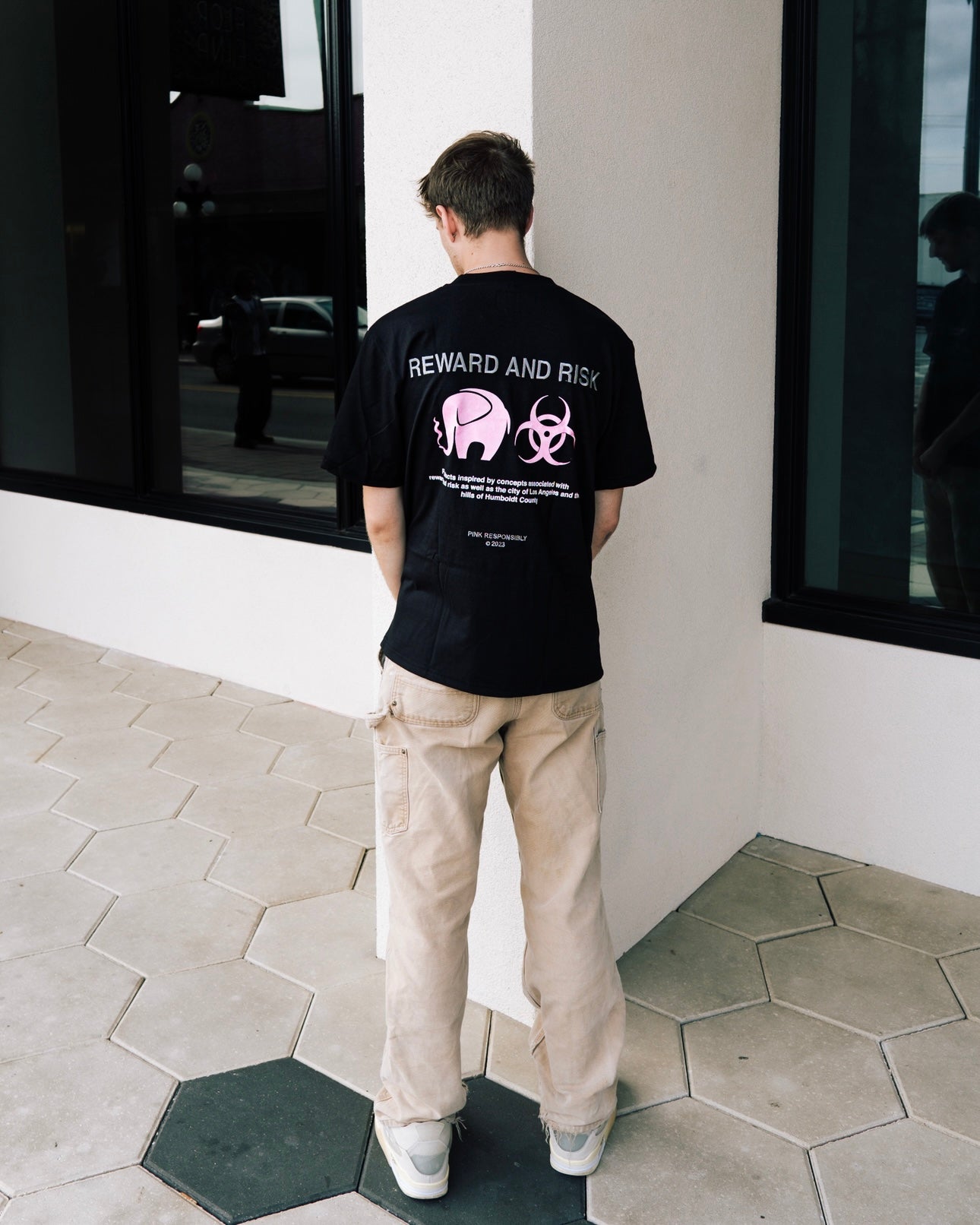reward + risk tee