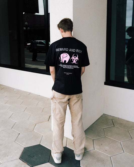 reward + risk tee